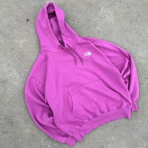The North Face Pink Hoodie – Baggy Fit – Men’s M